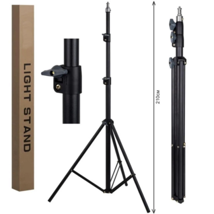 Усиленный штатив 8809 2.1 м (Черный)