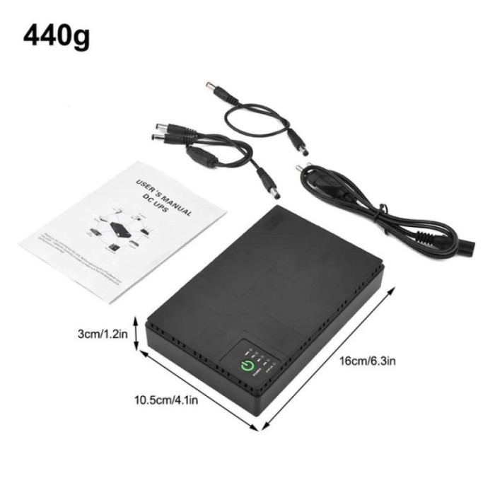 Источник бесперебойного питания для роутера DC1018P Power Bank 10400mAH 18W UPS