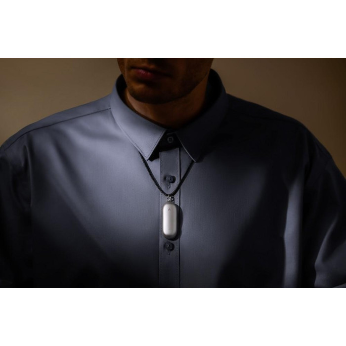 Цифровой диктофон PLAUD NotePin ChatGPT Lunar Silver (PN0200-SI)