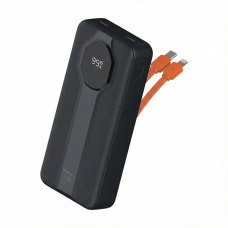 Повербанк ACL PW-107 20000mAh с быстрой зарядкой и встроенным кабелем 22.5W (ACL PW-107)