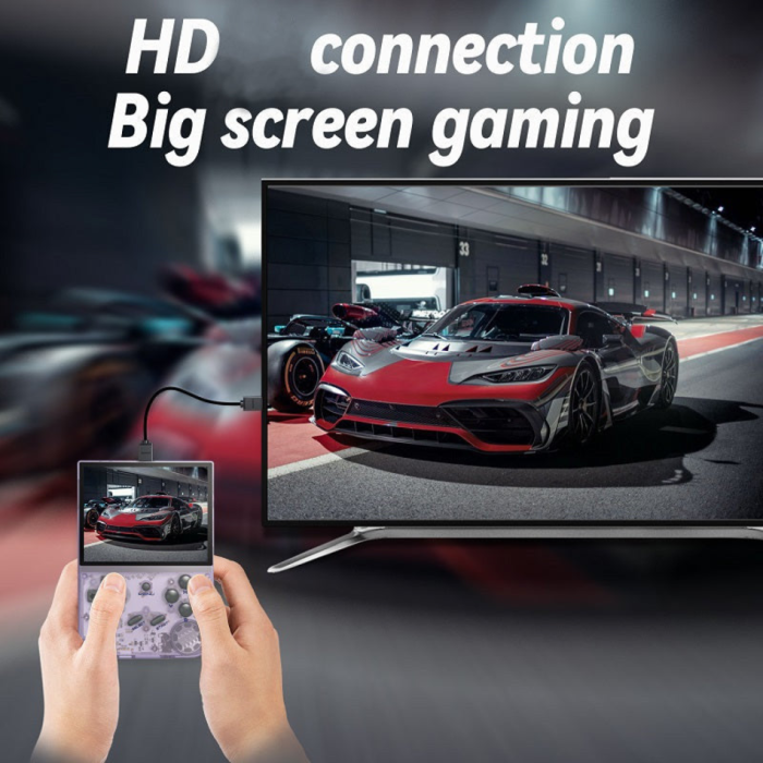 Ретро портативная игровая консоль ANBERNIC RG35XX (Purple)