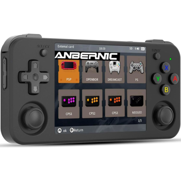 Ретро портативная игровая консоль ANBERNIC RG35XX H (Black)