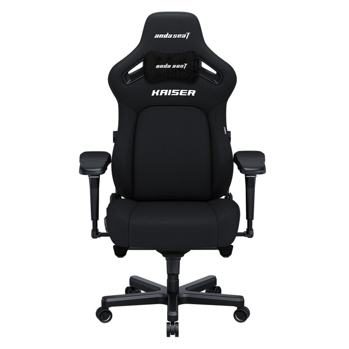 Gaming chair Kaiser 4 Size XL Anda Seat Black Linen Fabric