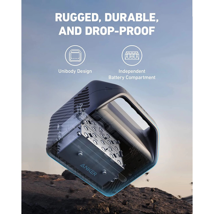 Портативная зарядная станция Anker 521 PowerHouse – 256 Вт·ч