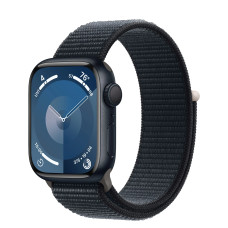 Apple Watch Series 9 GPS 41mm Midnight Aluminum Case with Midnight Sport Loop 