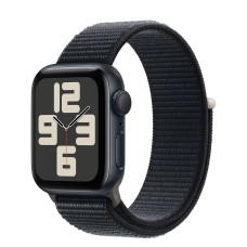 Apple Watch SE 2 GPS 40mm Midnight Aluminium Case with Midnight Sport Loop 