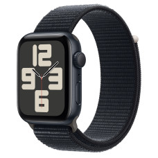 Apple Watch SE 2 GPS 44mm Midnight Aluminium Case with Midnight Sport Loop 