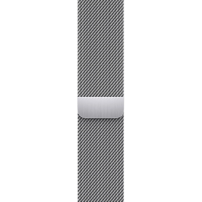 Apple Watch Series 9 GPS + Cellular 41mm Silver Stainless Steel Case with Silver Milanese Loop