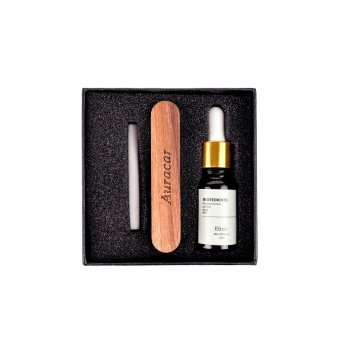 Auracar Elixir car air freshener gift set