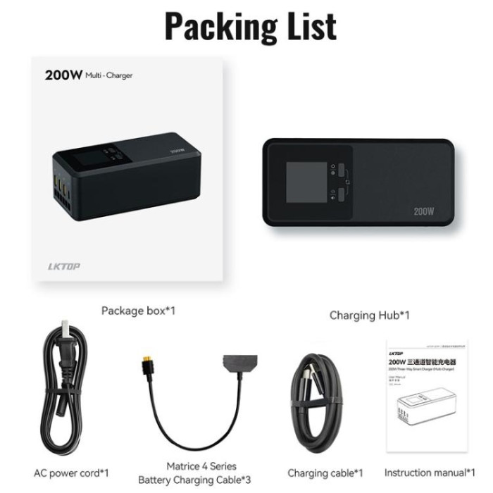 Зарядное устройство для нескольких аккумуляторов Autel Evo Max 4T (UC342)