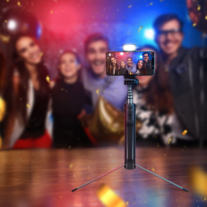 Штатив-трипод с подсветкой для телефона BlitzWolf BW-BS8