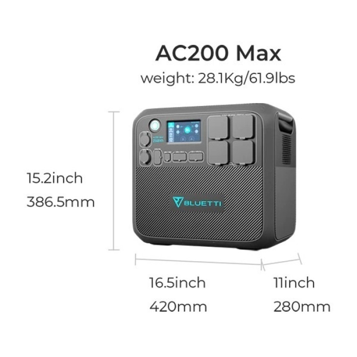 Зарядная станция BLUETTI AC200MAX 2200W