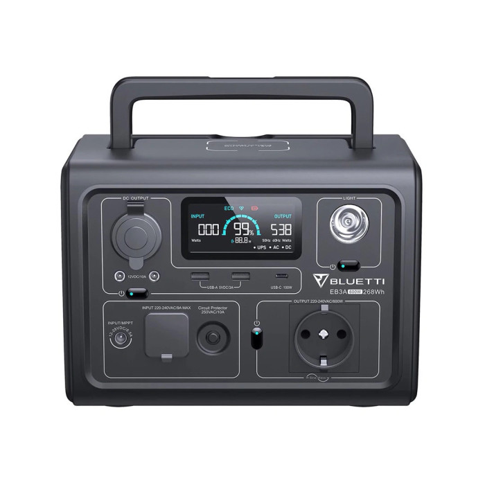 Зарядная станция Bluetti EB3A 600W (268 Вт·ч)