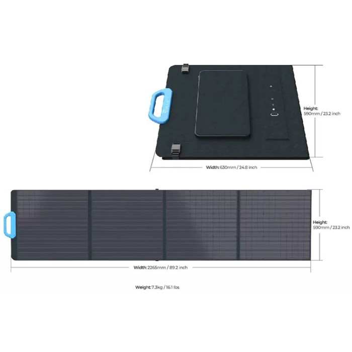 Солнечная панель 200W PV200 BLUETTI
