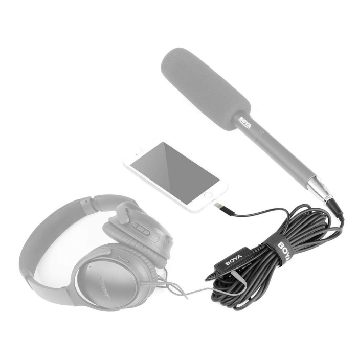 Boya BY-BCA7 Переходник с разъемом XLR для подключения к iPhone (Apple)