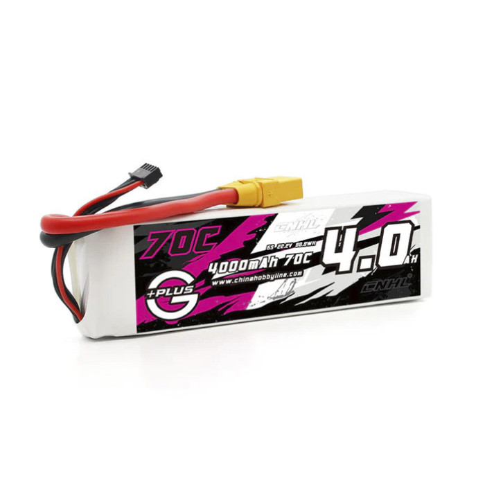 Аккумулятор CNHL G+Plus 4000mAh 22.2V 6S 70C Lipo XT60