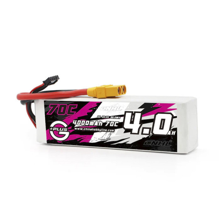 Аккумулятор CNHL G+Plus 4000mAh 22.2V 6S 70C Lipo XT60