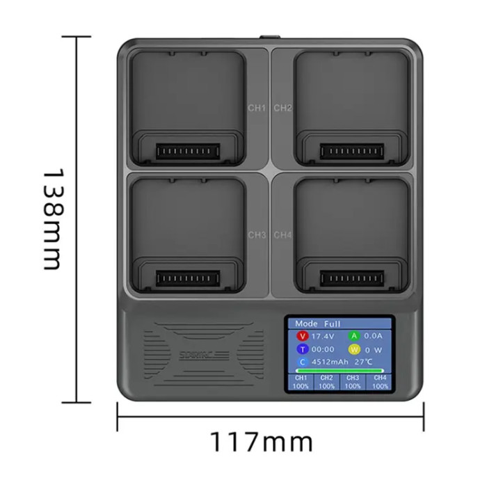 Зарядное устройство хаб для аккумуляторов DJI Mavic 3 STARTRC (1126150)