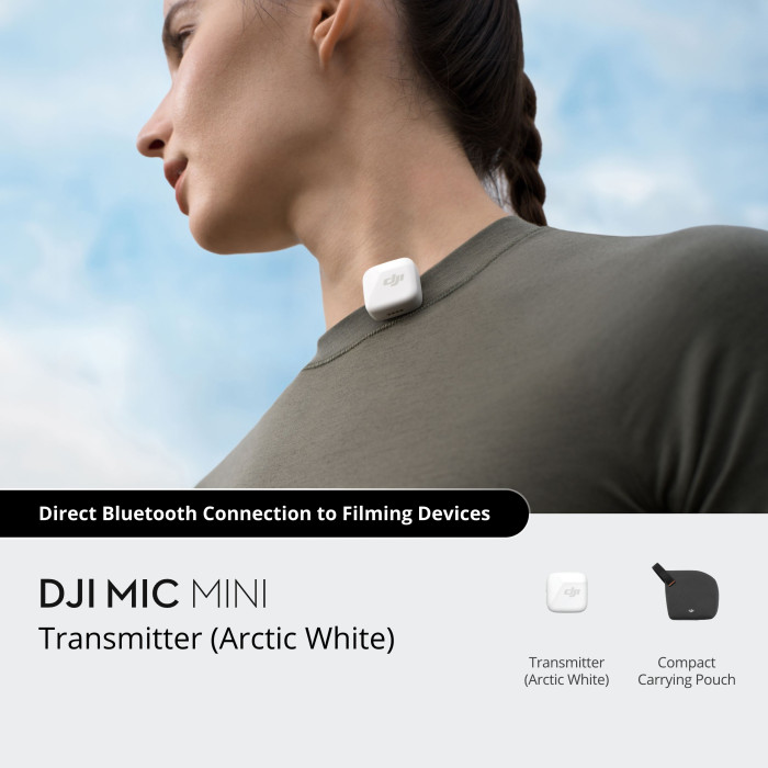 DJI Mic Mini Transmitter (Arctic White) (CP.RN.00000430.01)