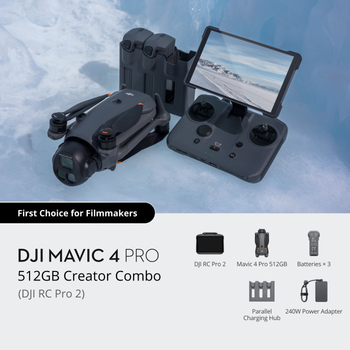 Квадрокоптер DJI Mavic 4 Pro 512 ГБ Creator Combo (DJI RC Pro 2)