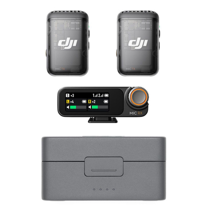 Микрофонная радиосистема DJI Mic 2 (2 TX + 1 RX + Charging Case)