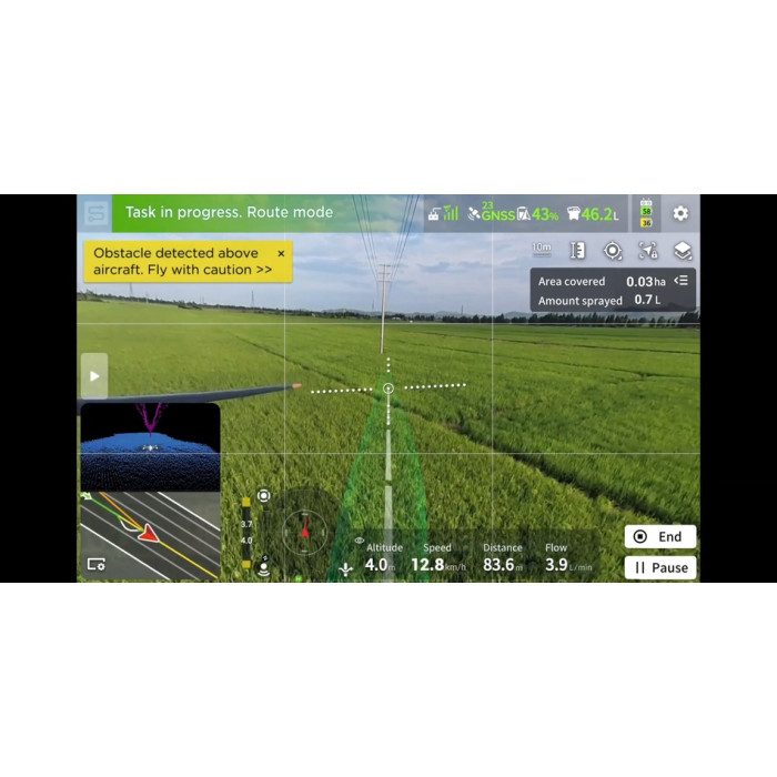 Квадрокоптер DJI Agras T100 Intelligent Airframe сельскохозяйственный (CP.AG.00000999.01)