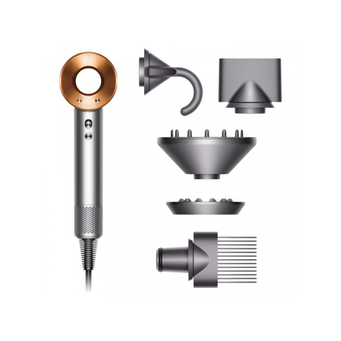 Hair dryer Dyson Supersonic HD07 Nickel/Copper (389922-01)