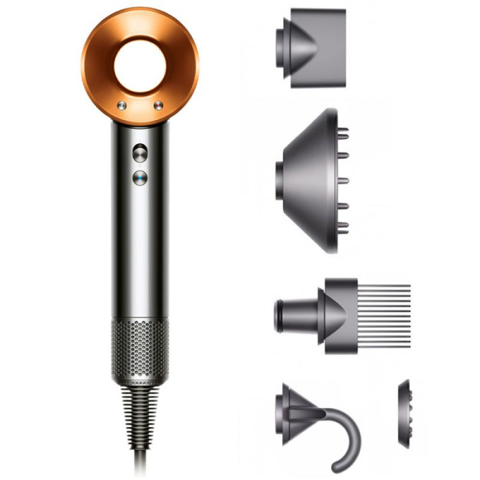 Фен Dyson Supersonic HD07 Nickel/Copper Gift Edition (411117-01/411279-01)
