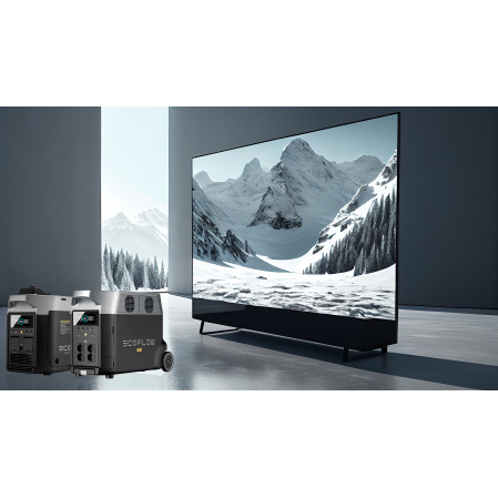 Какую зарядную станцию Ecoflow выбрать для работы телевизора в отсутствие электричества?