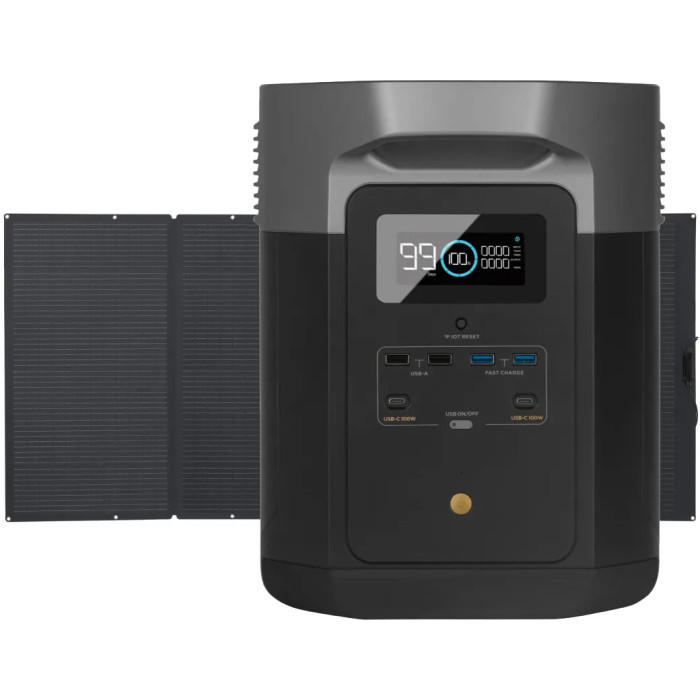 Набір EcoFlow DELTA Max 2000 + one 400W Solar Panel Bundle