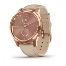 Garmin Vivomove Luxe Rose Gold-Beige Leather 
