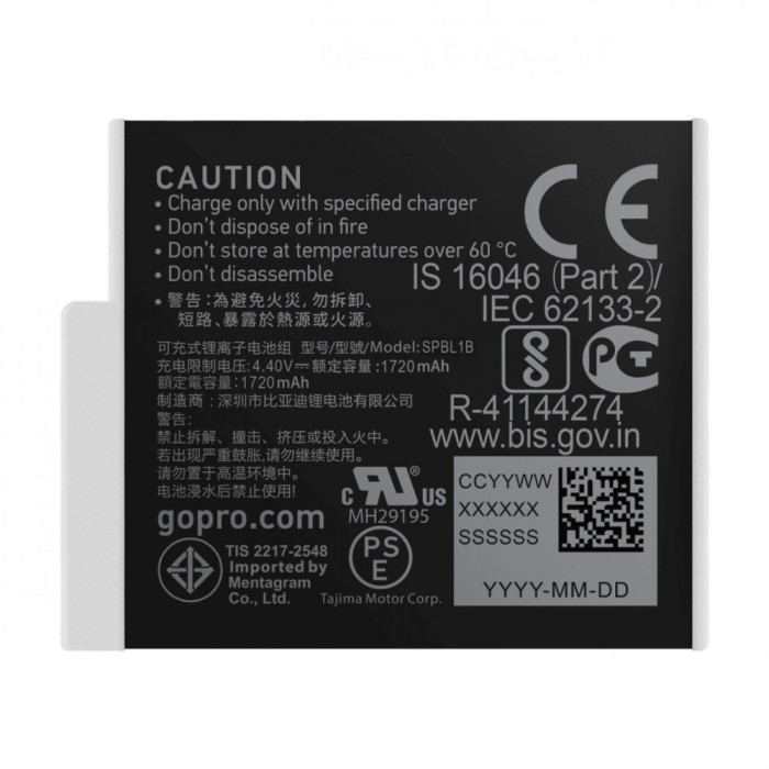 Gopro Enduro Battery for HERO 9, HERO 10, HERO 11 (ADBAT-011)