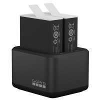 Двойное зарядное устройство для GoPro Dual Battery Charger + Аккумулятор Enduro 2 шт для HERO 9, HERO 10, HERO 11 (ADDBD-211-EU)