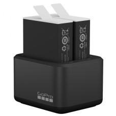 Двойное зарядное устройство для GoPro Dual Battery Charger + Аккумулятор Enduro 2 шт для HERO 9, HERO 10, HERO 11 (ADDBD-211-EU)