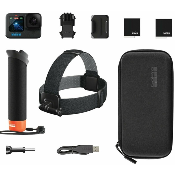 Камера GoPro HERO12 Black + Enduro + Head Strap + Handler Floating
