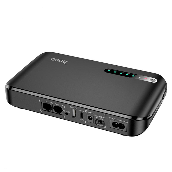 Источник бесперебойного питания для роутера HOCO Emergency Power Bank 20000mAh DB62 UPS