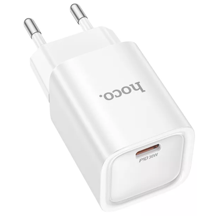 Сетевое зарядное устройство Hoco C148A 1USB-C PD/QC 30W (Белый)