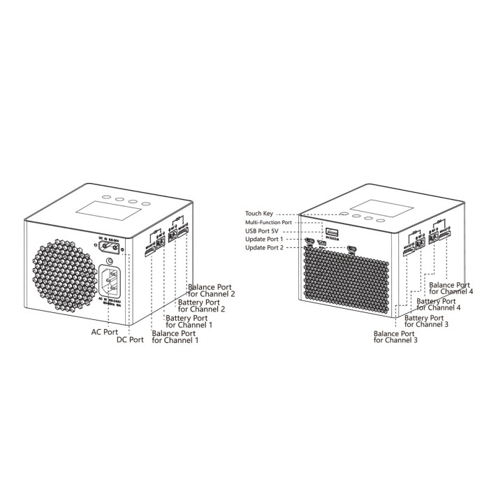 Зарядное устройство HOTA F6+ (AC 500W/DC 1000W)