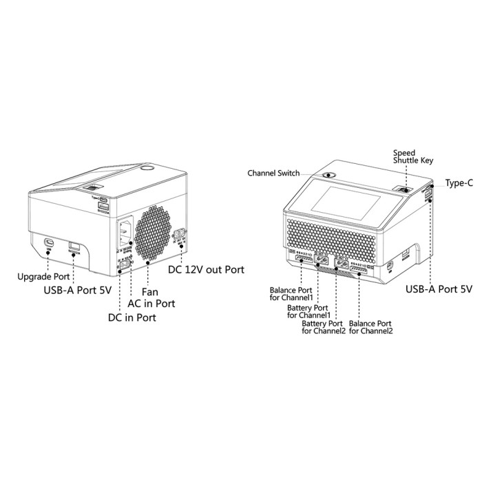 Зарядное устройство HOTA S6 (AC 400W/DC 650W)
