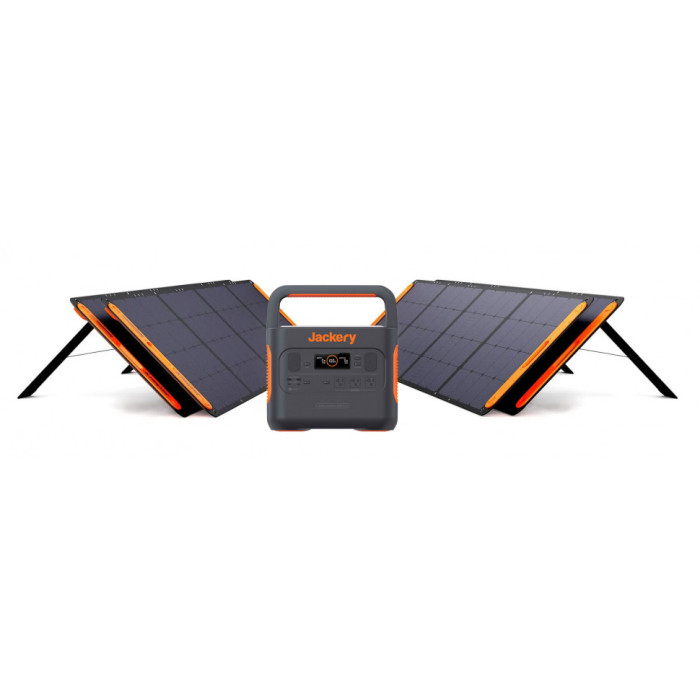 Солнечный генератор Jackery 2000 Pro (Explorer 2000 Pro + 4хSolarsaga 200W+2 коннектора)