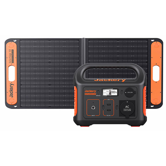 Солнечный генератор Jackery 240 (Explorer 240 + 1*Solarsaga 100W)