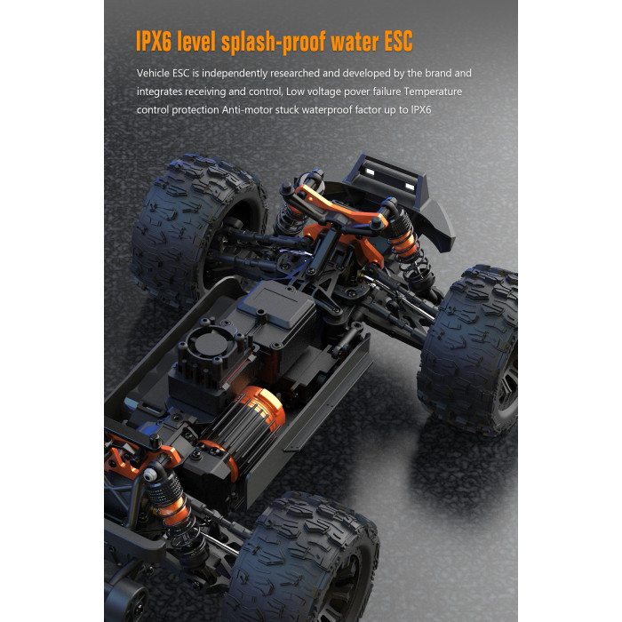 Машинка на радиоуправлении JIUSI PT14R Красная