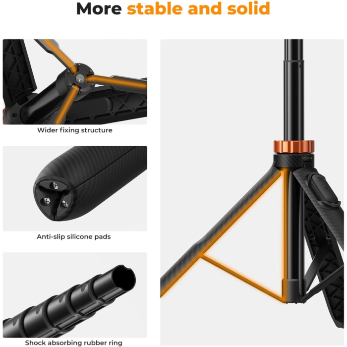 Селфи палка K&F Concept MS08 для смартфона, экшн-камеры (KF09.127V1)