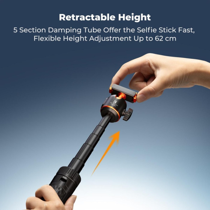 Легкий настольный штатив MS64 с магнитной крепью для камеры GoPro (KF09.181)