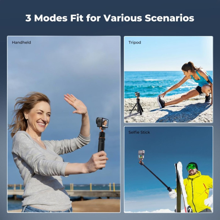 Легкий настольный штатив MS64 с магнитной крепью для камеры GoPro (KF09.181)