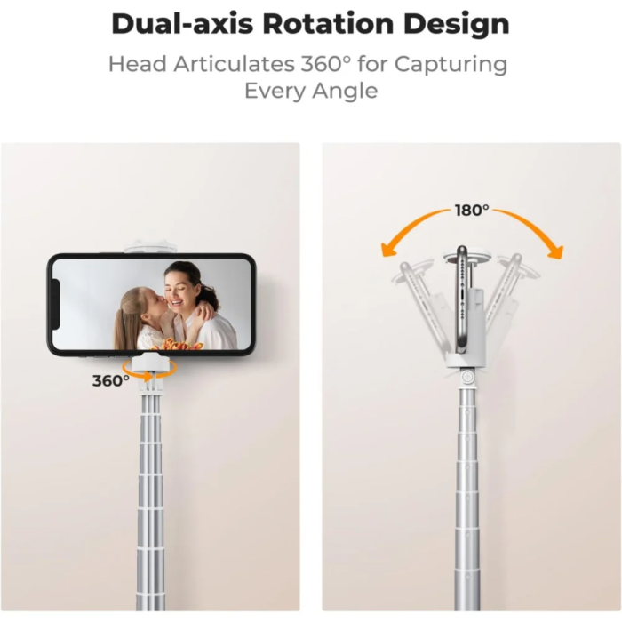 Selfie tripod K&F Concept X96 white (KF15.0001V1)