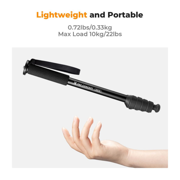 Монопод для фото видео камеры K&F (KF09.138V1)