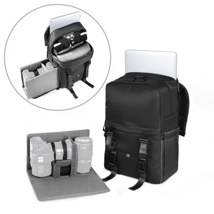 Рюкзак для фото видео камер K&F 20L Серый (KF13.087AV5)