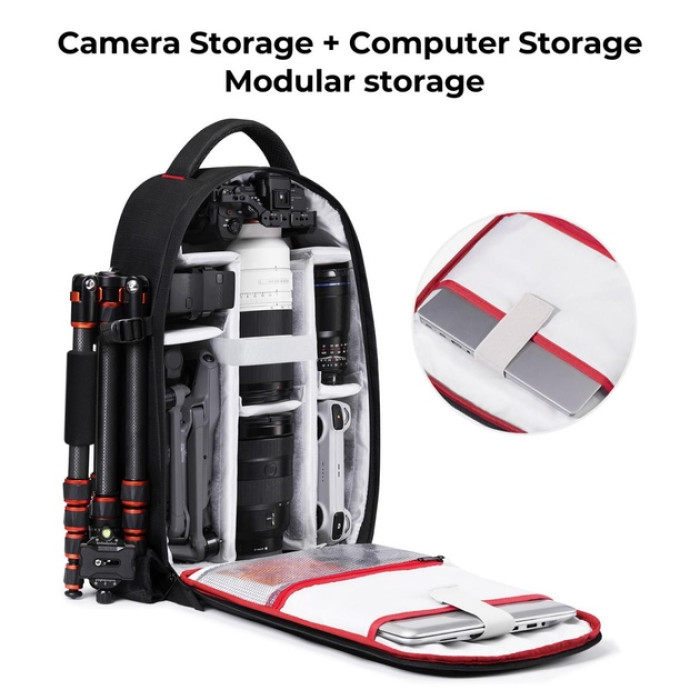 Рюкзак для фото видео камер K&F Backpack 18L Nature Wander черный (KF13.151)