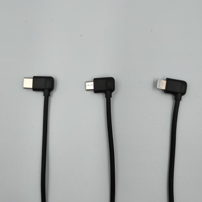 Cables for Autel EVO Lite remote control (USB Type-C, Micro USB, Lightning)